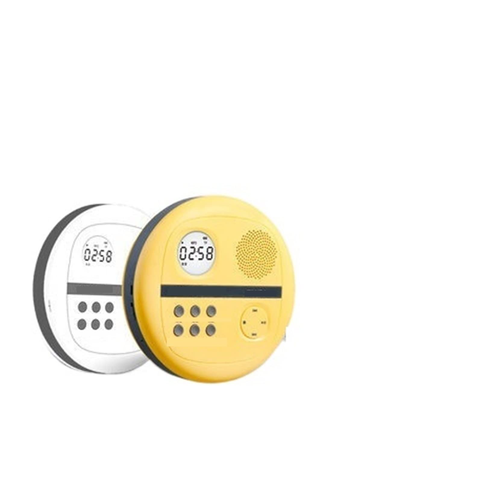 Lettore DVD portatile, Lettore Cd Ripetitore CD portatile Dvd Mp3 Studente domestico Ascolto(Yellow)