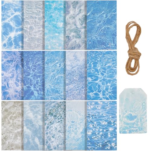 Papier cartonné motif ondulé GORGECRAFT 143x93mm pour scrapbooking créatif