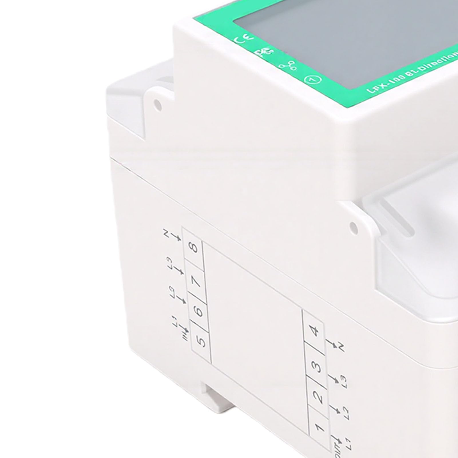 Jeffergarden 3-fazowy Licznik Energii WiFi 80A Wyłącznik Nadprądowy z | Obudowa PA66, Ustawialna 0-80A, Obsługuje Smart Life i Smart App, do Silników i urządzeń HVAC.