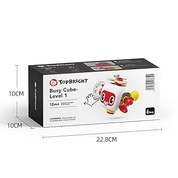 Amazon.co.jp: Top Bright 手遊びロボットキューブ君 レベル1