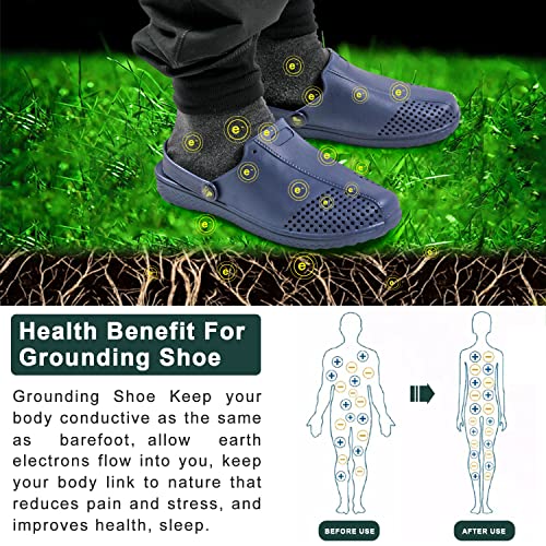 Image of Grounding Clogs Earthing Shoes for Men Women Connecting to the Earth Grounded Therapy Slippers Sandal Unisex