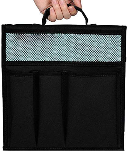 eamqrkt Garden Kneeler Tool Bags with Handle for Knee Stool Gardening Tools Storage Pouch Black