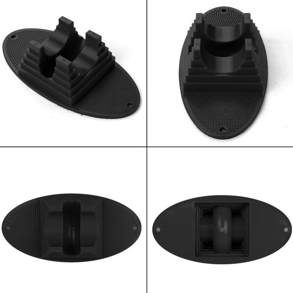 HANABASS Béquille de Trottinette Porte-Scooter 4 Pièces en Plastique Noir