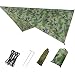 WERTAZ Camping Bâche Anti-Pluie Rain Tarp Imperméable Tarp Rain Fly Toile de Tente avec Sac de Rangement pour Extérieur Camping Randonnée
