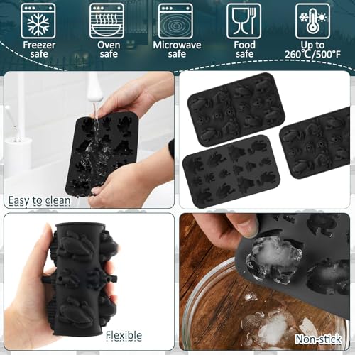 Molde de silicona tipo rana para chocolate y gelatina miniatura 3