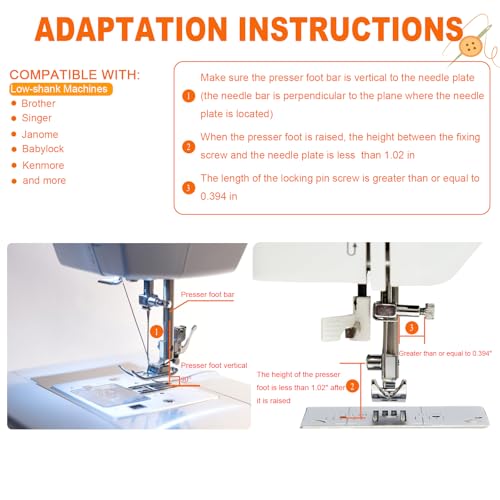Prensatelas para máquina de coser tipo walking foot miniatura 5