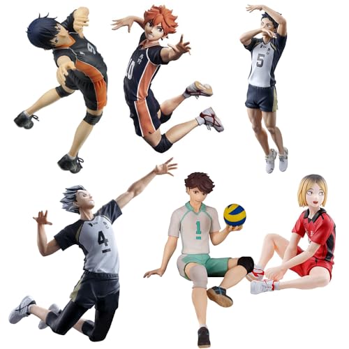 HLUONGTN Anime Haikyuu Figures Nishinoya Yu Figure PVC Statue Model Nishinoya Yu Actfigure Haikyuu Figurine/Type 10