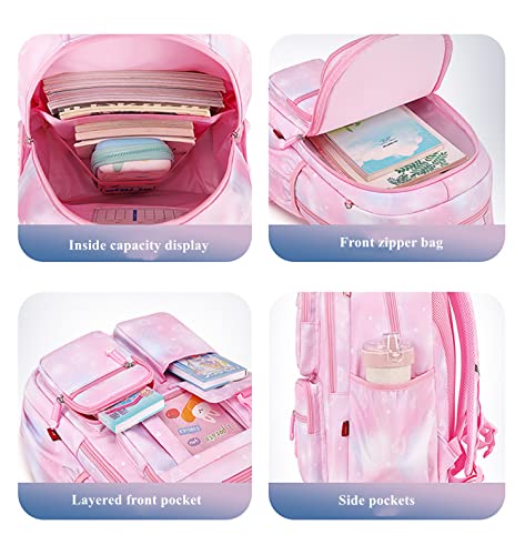 Piksun Waterproof Large Capacity Girls School Backpack #TOP24