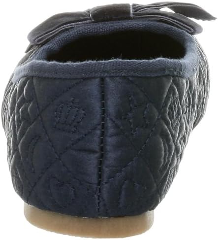 UNIONBAY リトルキッズ/ビッグキッズ Pleasure-g キルトバレエフラット, ネイビー, 3.5 Big Kid