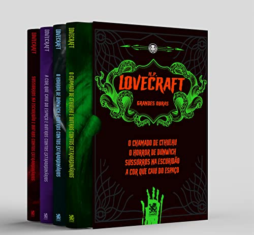 Grandes Obras de H.P Lovecraft | Box com 4 Livros