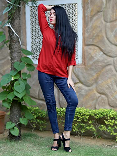 Image of Rayon Tops for Women Western /Women Tops /Top for Woman