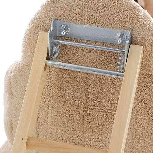ZHANGYUEFEIFZ Schaukelpferd Plüsch Schaukeltier Pferd Rocking Horse Baby Trojaner Spielzeug Geschenk Kinderstuhl Nette… – Bild 8
