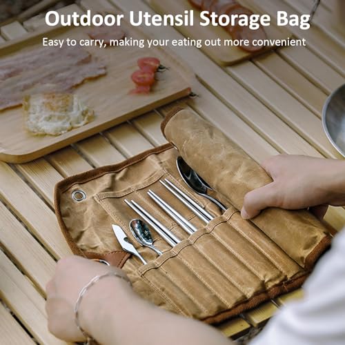Sac à ustensiles de camping pour éviter la vaisselle éparpillée - 6