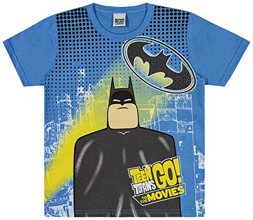 Camiseta M. Malha Pent, Teen Titans Go!, Meninos, Turmalina, 10