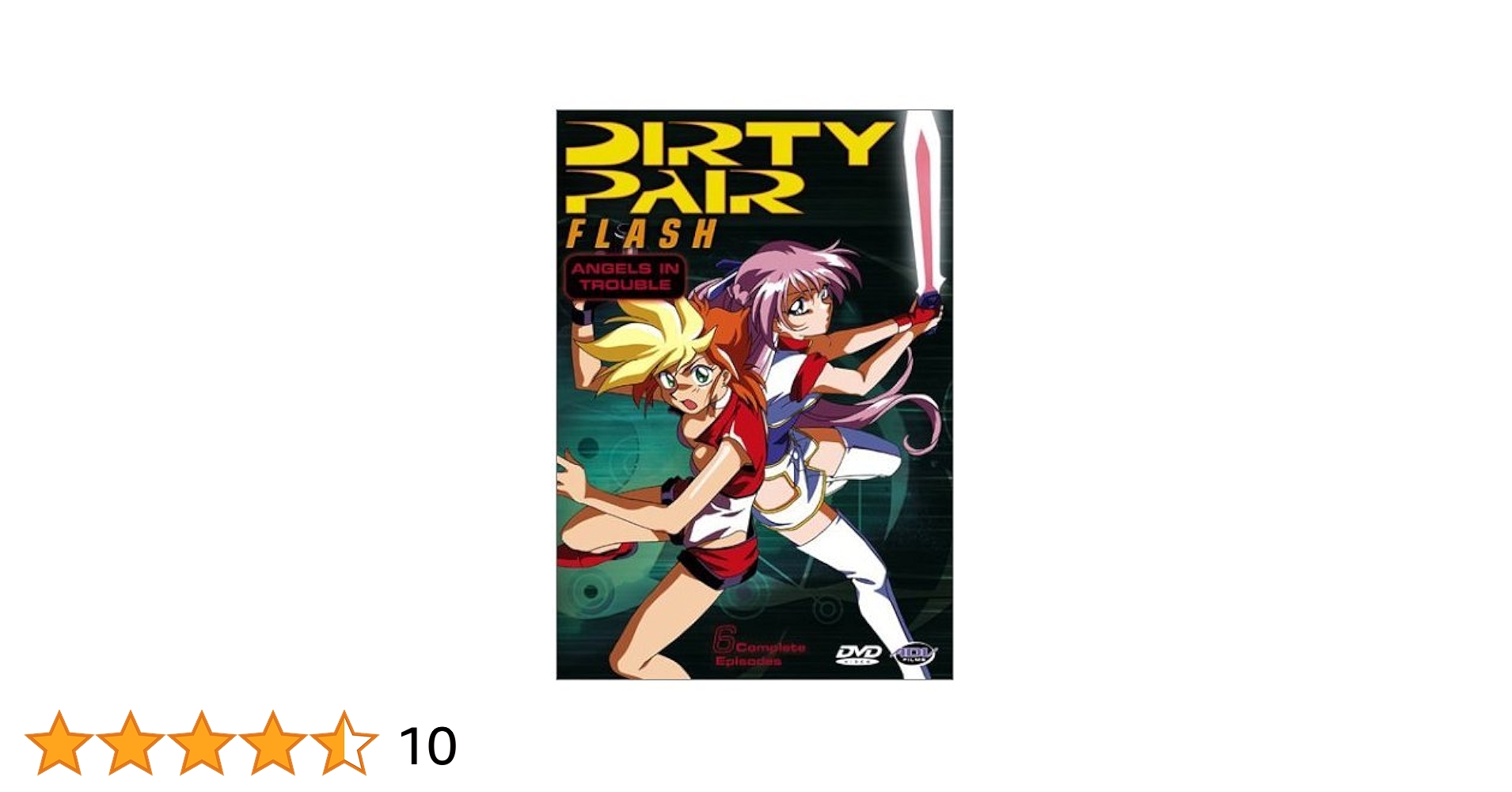 DIRTY PAIR FLASH ダーティペア　フラッシュ　dvd 北米版 Amazon.co.jp: Dirty Pair Flash DVD Collection (ダーティペア