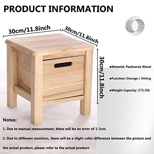 Tabouret à chaussures avec tiroir intégré pour petits espaces de salon
