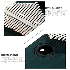 BIENKA Kalimba 17 Key Thumb Piano: Portable Mbira Finger Piano with Tuning Hammer Professional Instrument Gift for Kids… - Les Beatles, Paul McCartney, John Lennon, RIngo Starr, George Harrison BIENKA Kalimba 17 Key Thumb Piano: Portable Mbira Finger Piano with Tuning Hammer Professional Instrument Gift for Kids… – Image 7