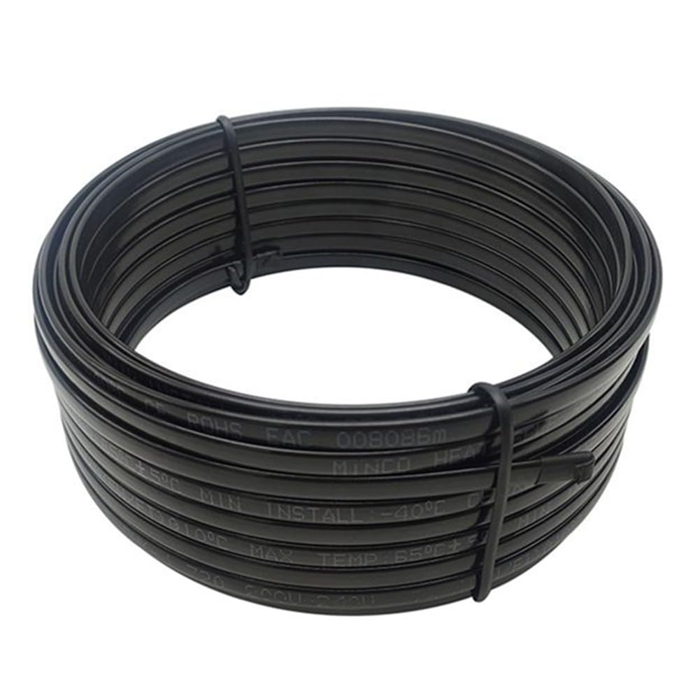 Cable calefactor autorregulable, cinta térmica de protección contra congelación, impermeable 17 W/m para tuberías de agua, no necesita controlador, 220 V-240 V Reino Unido