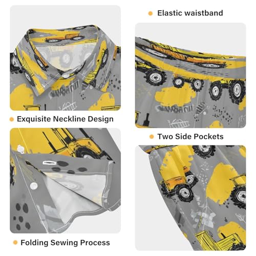 Image of Boccsty Ice Cream Drip Boy Summer Shorts Sets Hawaiian Toddler Boys T-Shirt & Pants 2 Pcs 3T-10T