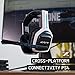 ASTRO Gaming A20 Wireless Headset Gen 2 for PlayStation 5/4, PC & Mac - White/Blue, Wireless Gaming Headset with Microphone
