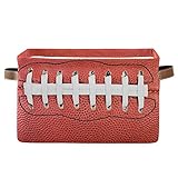 Storage Basket Cube American Football Laces Large Collapsible Toys Storage Box Bin Laundry Organizer for Closet Shelf Nursery Kids Bedroom,15x11x9.5 in,1 Pack