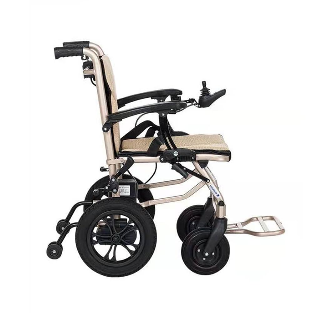 Folding Electric Wheelchair for Adults Elderly Mobility Aid Motorized Dual Motor