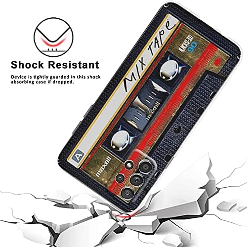 Miniatura 5 de Cinta de casete para Samsung Galaxy A52 4G5G, genial funda vintage de los años 80 y 90, casete de música mixtape retro para mujeres, hombres, niños