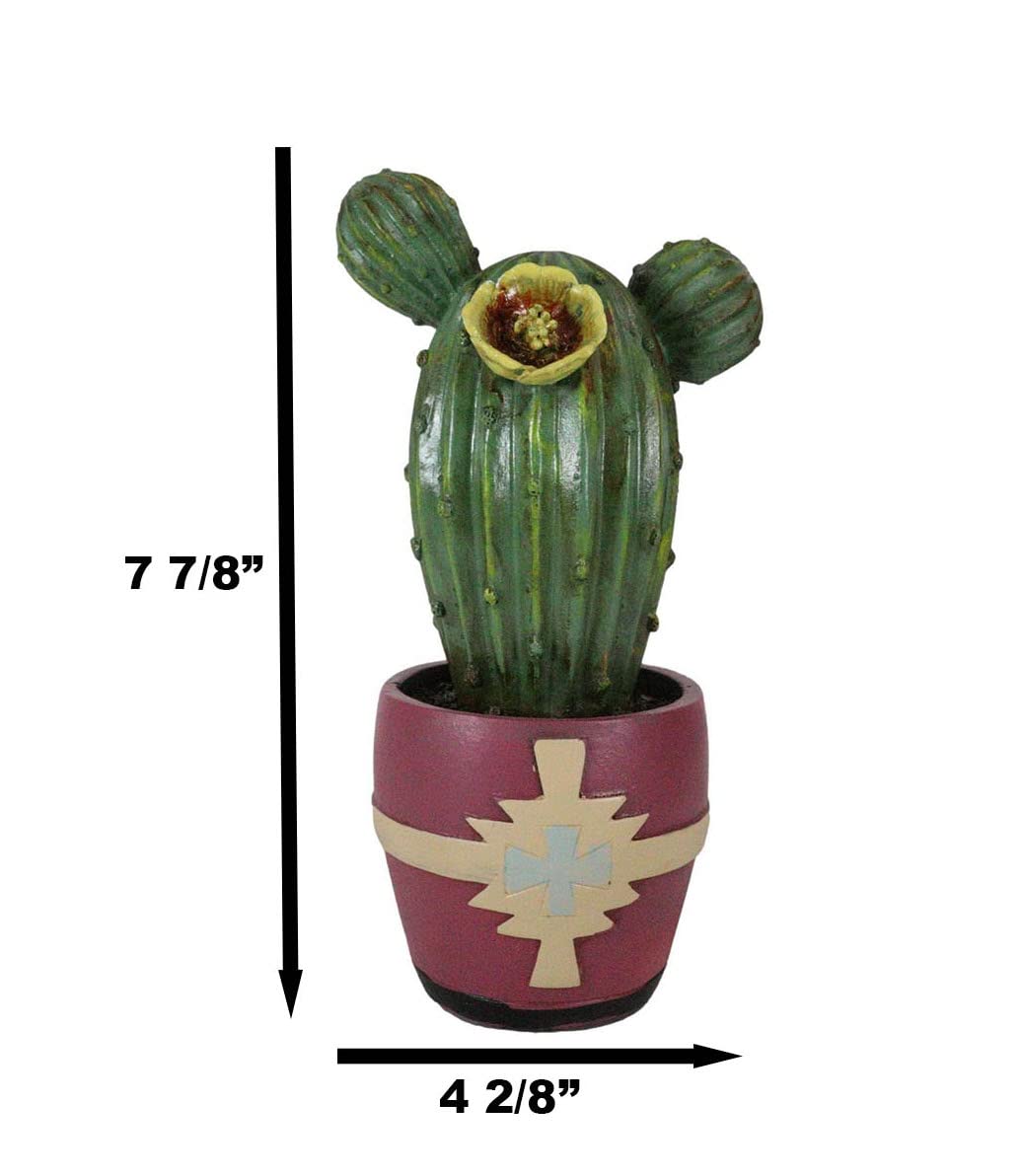 Amazon.co.jp: Ebros Gift フェイク イエロー フラワー サボテン