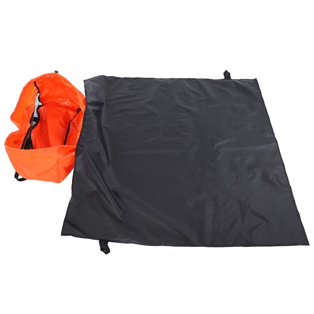 Alomejor Mochila Plegable Bolsas Bolsa para Cuerdas de Escalada Ultraligero Bolsa para Cuerdas para espeleología Montañismo Equipo (Orange)