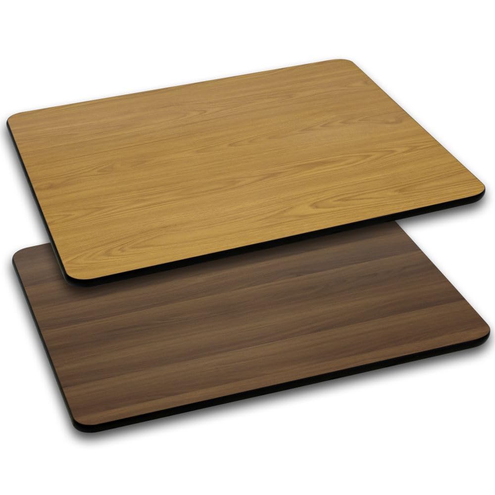Flash Furniture 48x30 in Laminate Reversible Rectangular Table, Natural