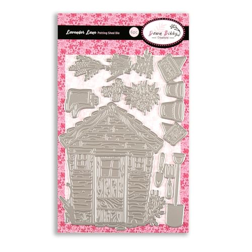 Dawn Bibby Creations Lavender Lane Potting Shed Die A5, Metal