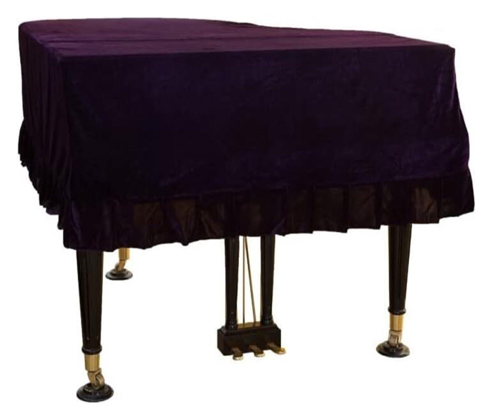 Copri pianoforte verticale, copertura di protezion Copertura for pianoforte in velluto, copertura for pianoforte protettiva antipolvere morbida in velluto dorato (esclusa la copertura for sgabello)(Vi