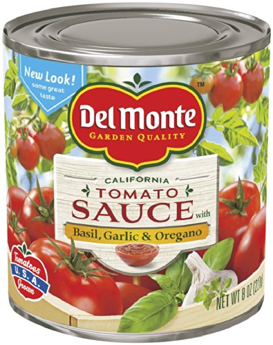 Del Monte Tomato Sauce 8 OZ (Pack of 24)