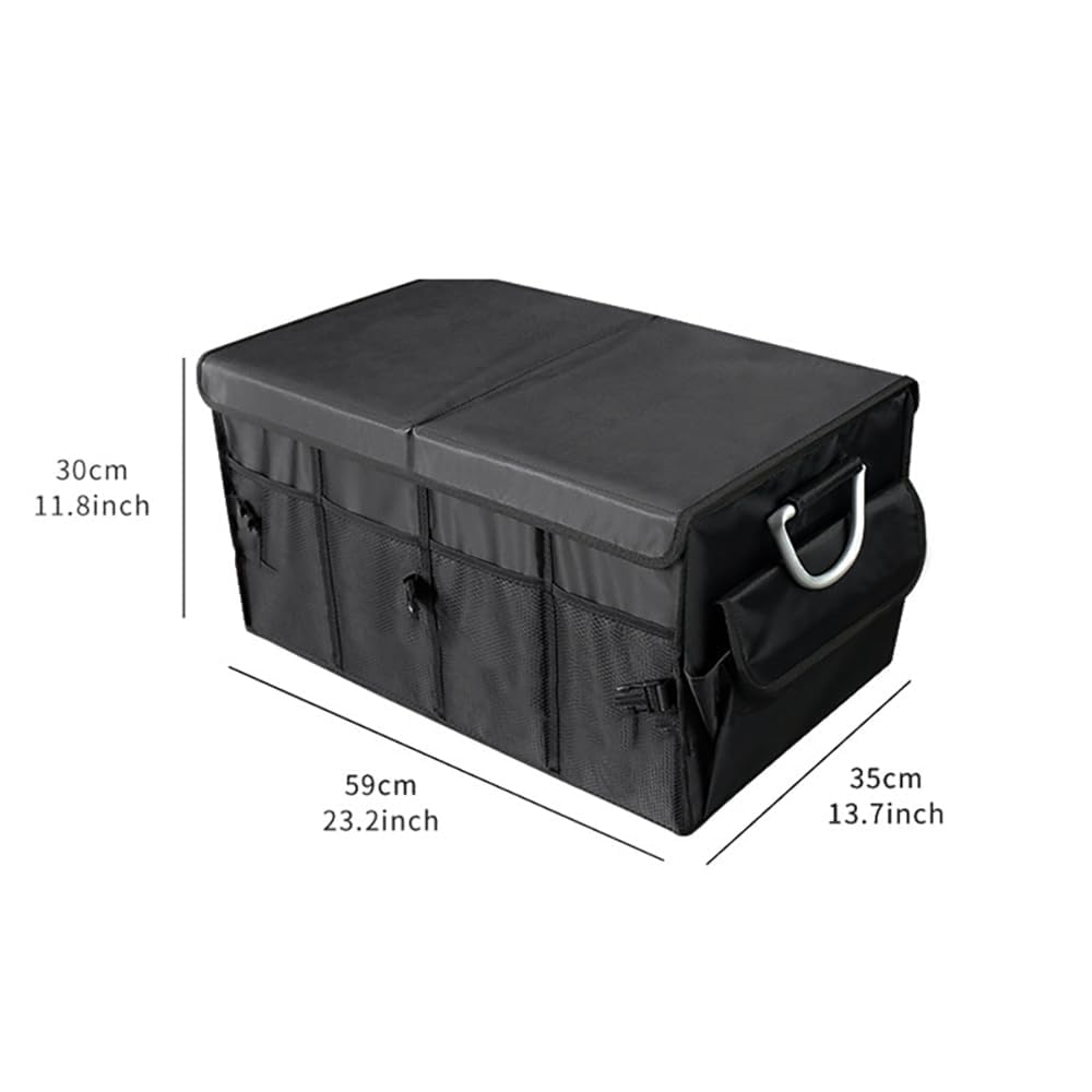 Organizador Maletero Coche, para Zeekr X 7X, Caja Plegable para El Coche, Bolsa Impermeable para Maletero del Asiento Trasero