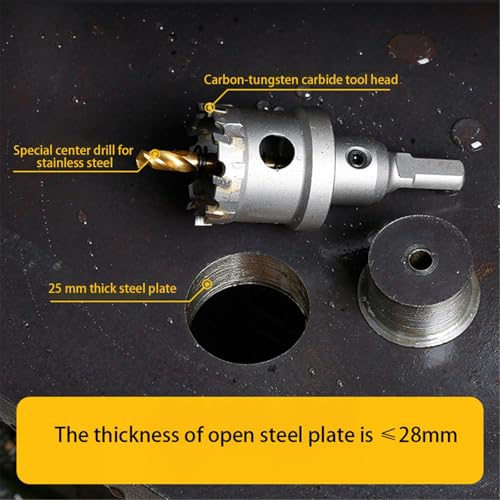 Juego de brocas de 17 mm para acero inoxidable y más miniatura 4