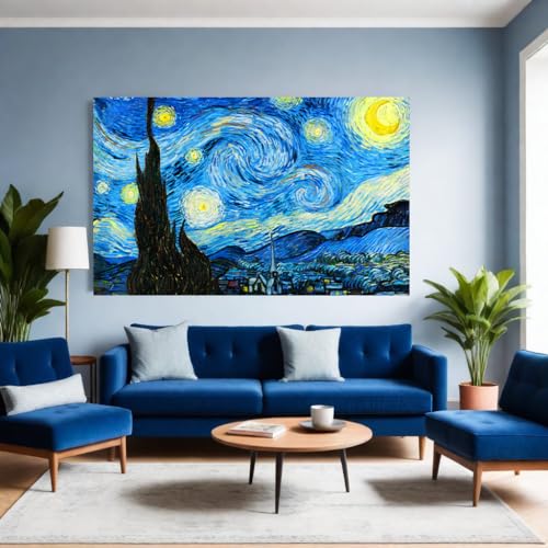 BKstuff - Cuadro Vincent Van Gogh La Noche Estrellada en Lienzo C...