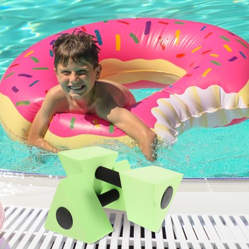 Juego 2 pesas acuáticas para aeróbicos en piscina miniatura 4