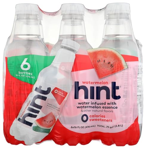 Image of Hint Flavored Water Zero Sugar 0 Calories - Watermelon (6 pack)