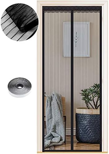 Fliegengitter Tür Magnet Insektenschutz, Verschiedene Größen,100X 225cm, Magnetvorhang ist Ideal für Balkontür Wohnzimmer und Terrassentür, Kinderleichte Klebemontage Ohne Bohren,