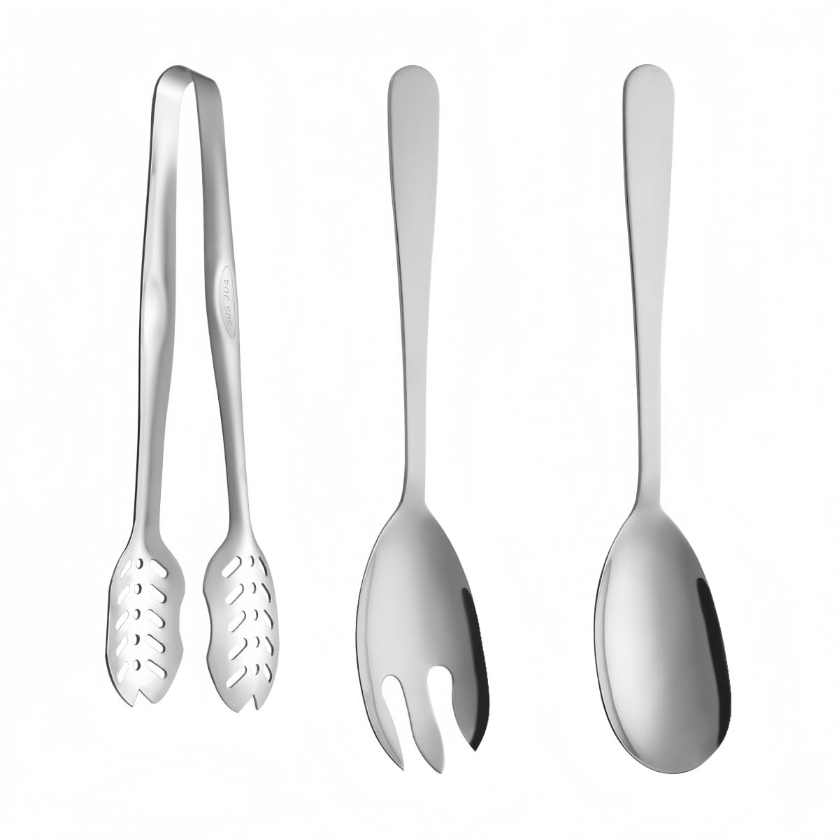Stainless Steel Salad Serving Set - Gold -10 Stainless Steel Salad Serving Set - Gold -10