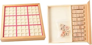 PERSELOSO Educativo Madera Sudoku de Creatividad Inteligencia Color Rosa