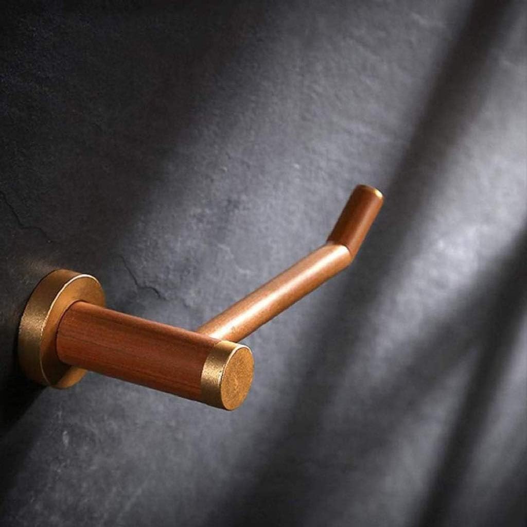 Stainless Steel Toilet Paper Holder- Industrial Holder, Wooden Country Retro Roll Wall Mount for Kitchen and Bathroom
