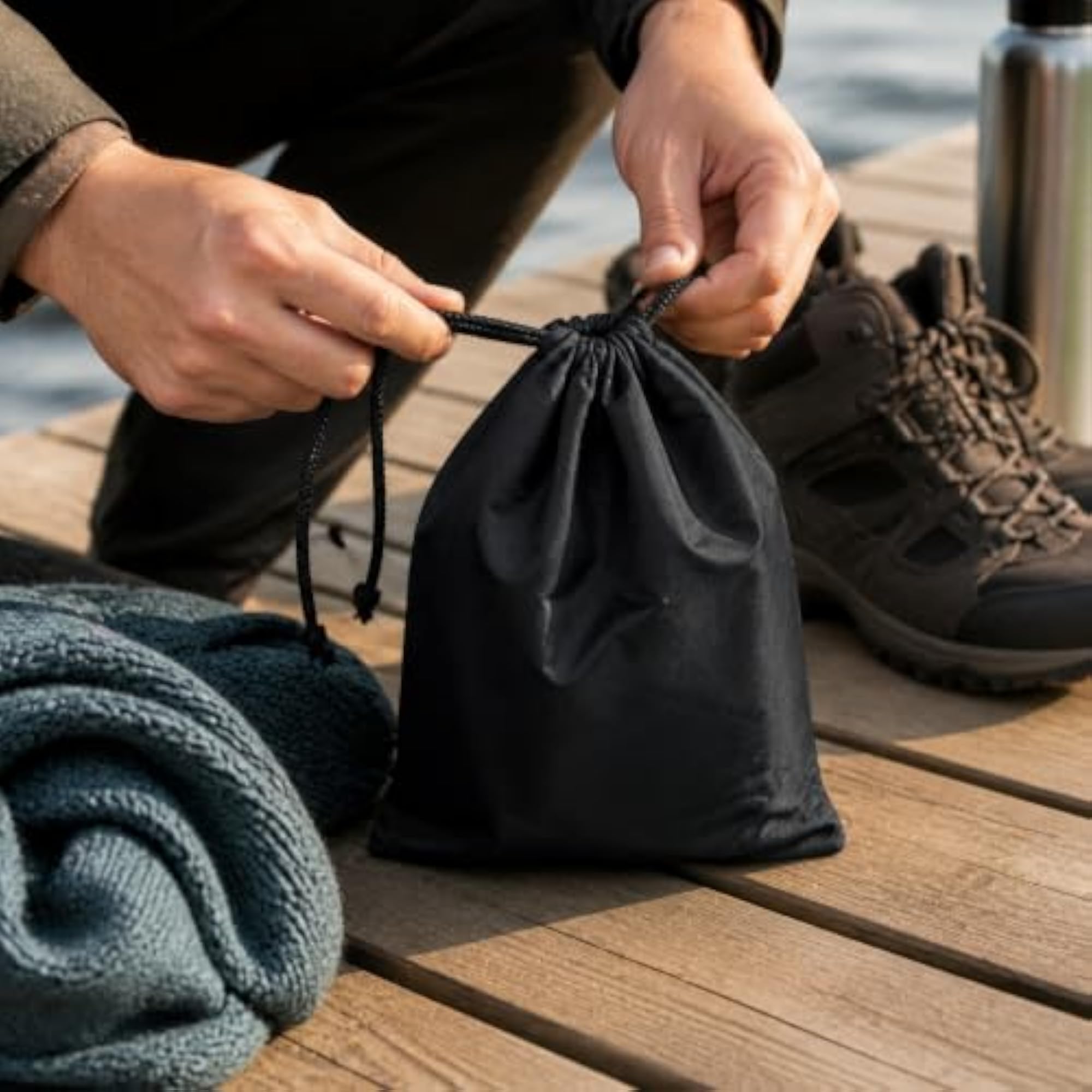 Customizable Oxford Drawstring Bags for Outdoor Storage