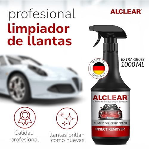 ALCLEAR 721FR Limpiador de llantas, sin ácido, con indicador de color, para llantas de aluminio pintadas y mates, llantas de acero, llantas cromadas, botella de spray de 1.000 ml - Imagen 3