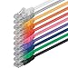 Price comparison product image 1aTTack.de 5m - 10 Colors - (PACK) - CAT.6 CAT6 Ethernet Lan Network Cable 1000 Mbps Patch Cable