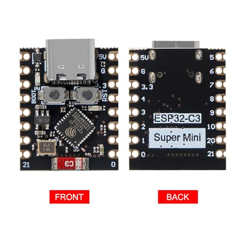 5pcs Type-C ESP32-C3 Development Board ESP32 C3 Mini WiFi Bluetooth 160MHz Running Frequency 2.4GHz Wi-Fi & Bluetooth 5.0 ESP32 C3 Super Mini for Arduino - Image 3
