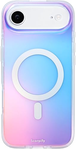 SCORPIFY for iPhone 17 Air Case [Compatible with MagSafe] with Gleam Iridescent 