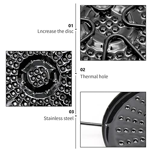 Iron Heat Diffuser For Gas Stove Black Heat Diffuser Plate For Heating Milk Rice Porridge Thin Rice #TOP5