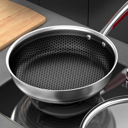 Wok antiadherente con tapa, 10.2 pulgadas miniatura 4