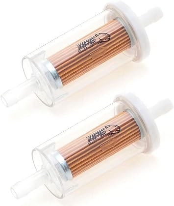 Inline Fuel Filter Replacement Universal High Flow Fuel Filters Pack of 2 for Lawn Mower Tractor Motorcycle Replace Briggs & Stratton 5065 5065D 5065K 493629 695666 845125 691035